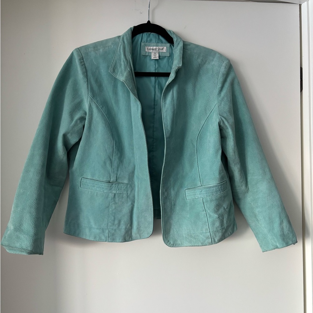 Genuine leather Women's Blazer in size small